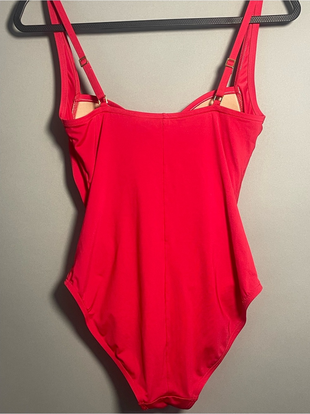 La Blanca Pink Ruched One Piece Swimsuit Size 8 - Picture 4 of 15
